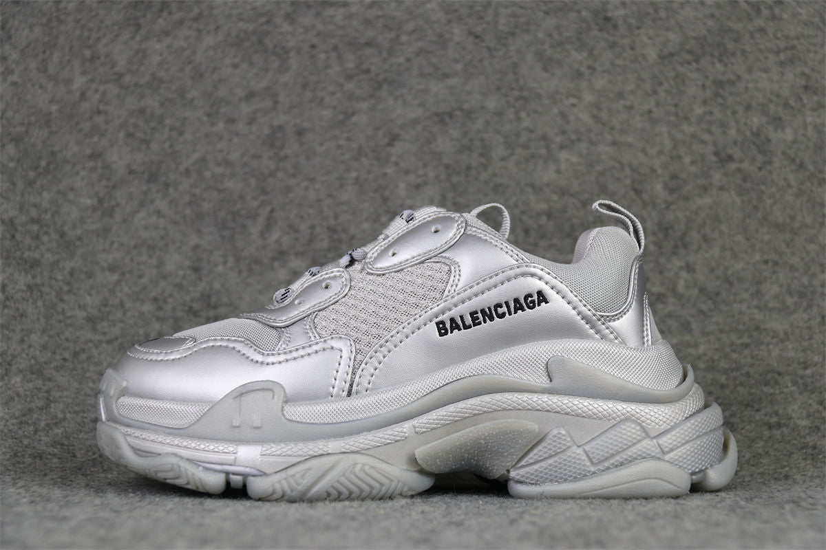 Balenciaga Triple S Sneaker 'Silver Metallic'