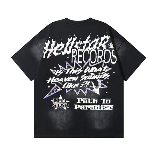 Hellstar Records Heaven Sounds Graphic Tee & Shorts Set