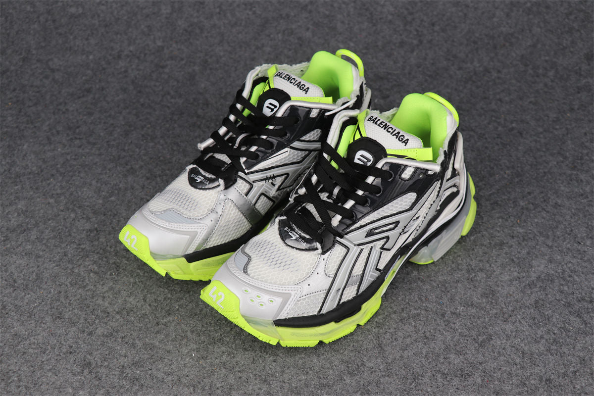 Balenciaga Runner Sneaker 'White Fluo Yellow'