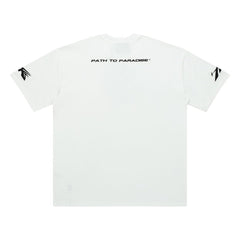 Hellstar Flame Lady Profile White Tee