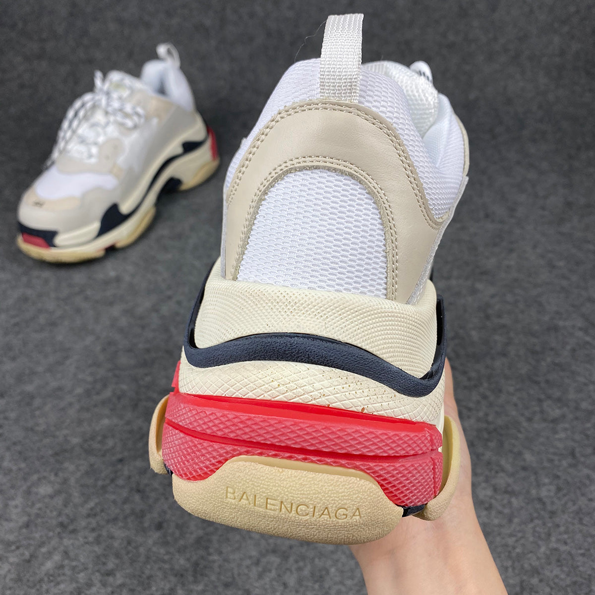 Balenciaga Triple S Sneaker 'White Black Red'