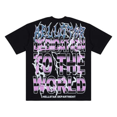 Hellstar Cyberpunk Goggle Portrait Black Tee