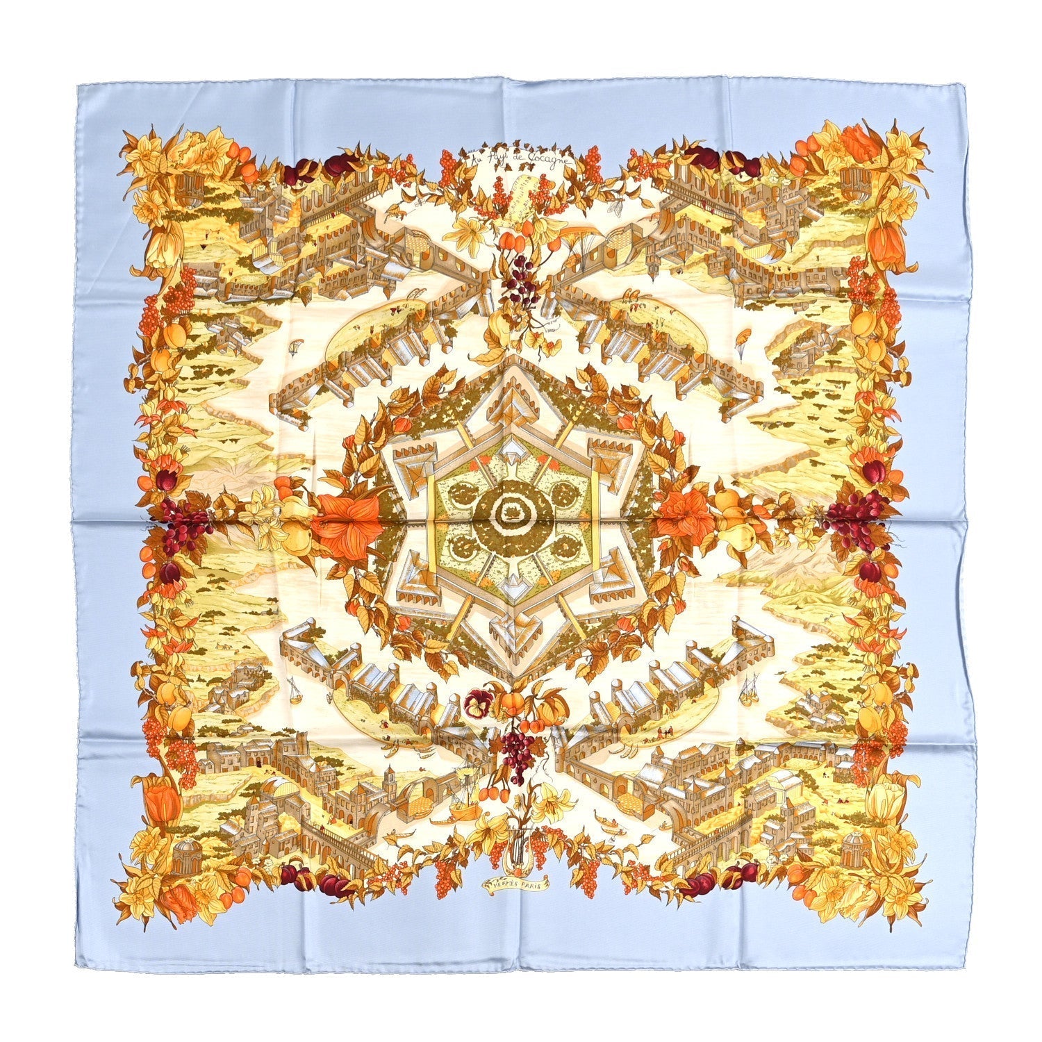 Silk Au Pays De Cocagne Scarf 90