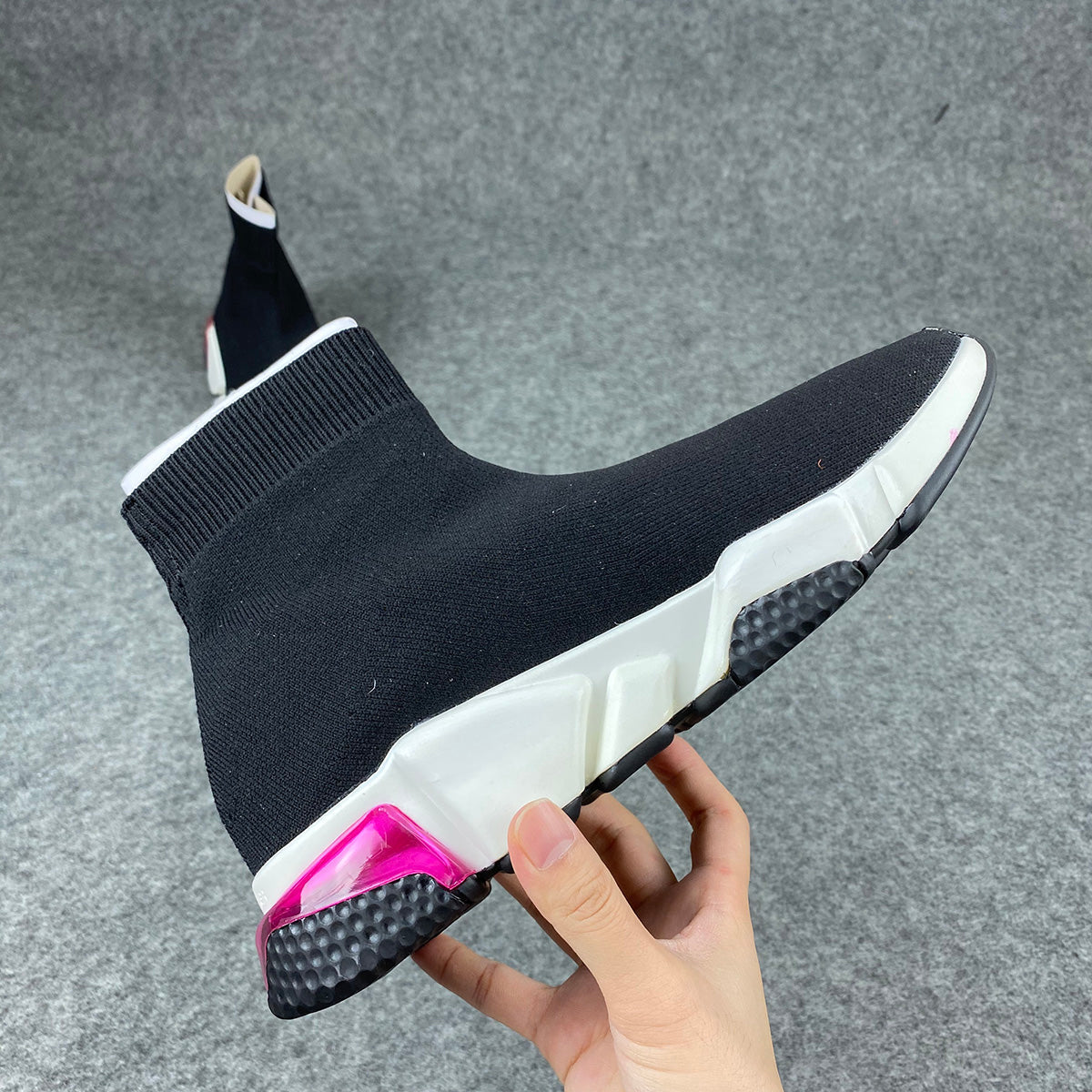 Balenciaga Wmns Speed Trainer 'Clear Sole - Pink'