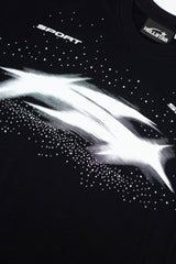 Hellstar Sport Blur Arrow Black Tee