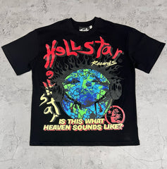 Hellstar Records Earth Headphone Black Tee