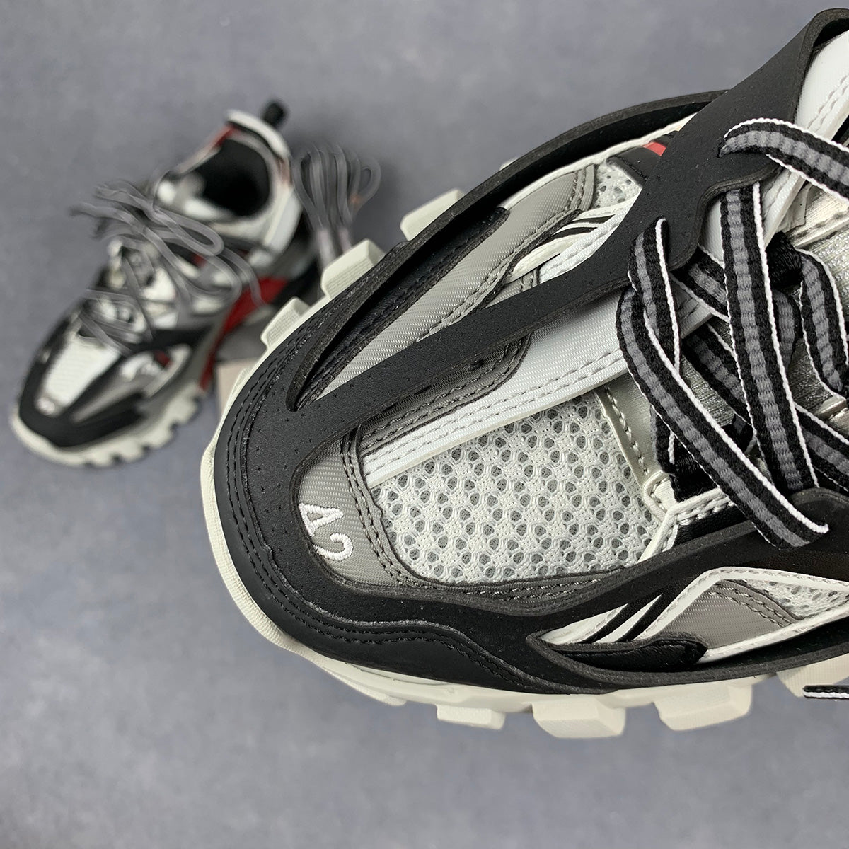 Balenciaga Track Trainer 'White Grey Red'
