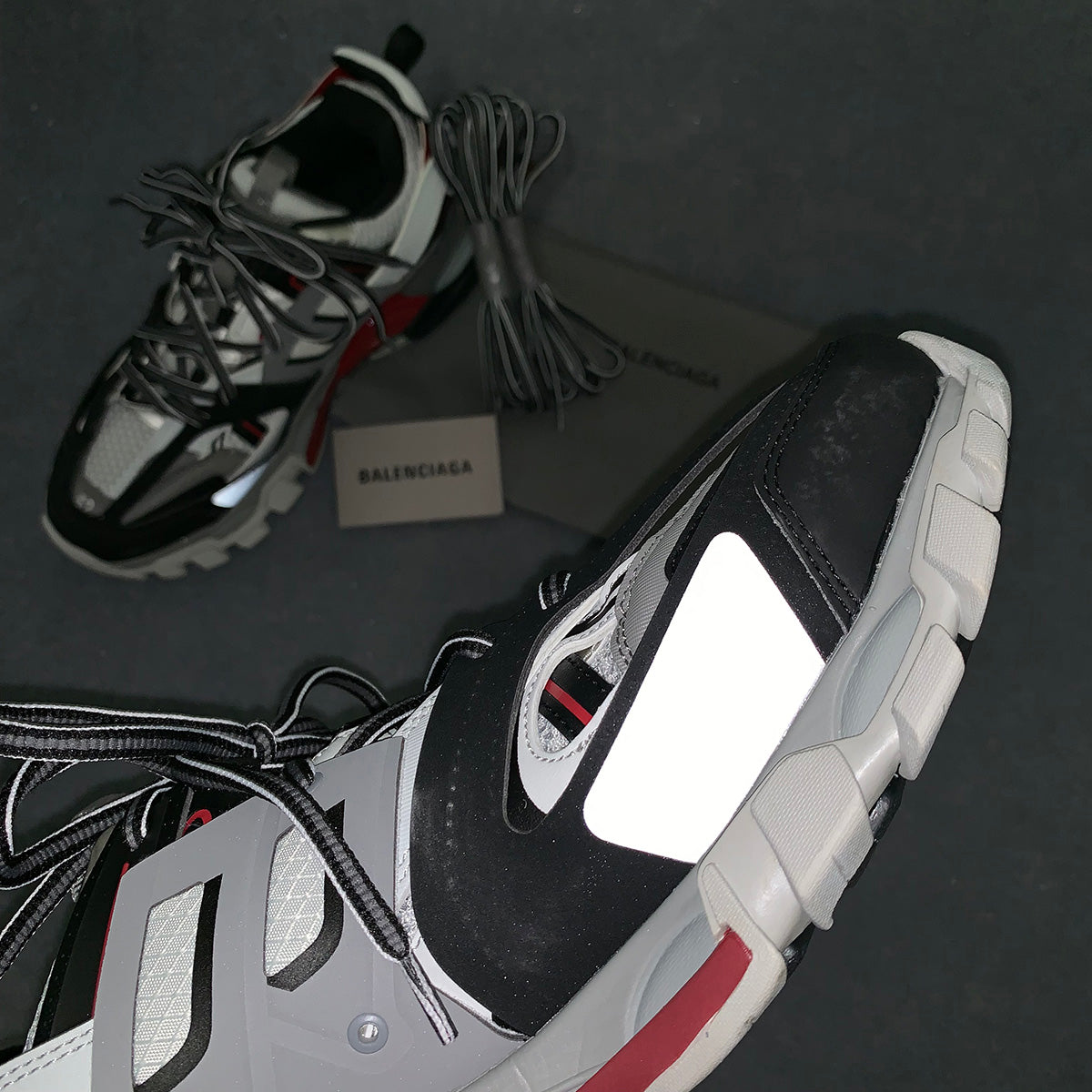 Balenciaga Track Trainer 'White Grey Red'