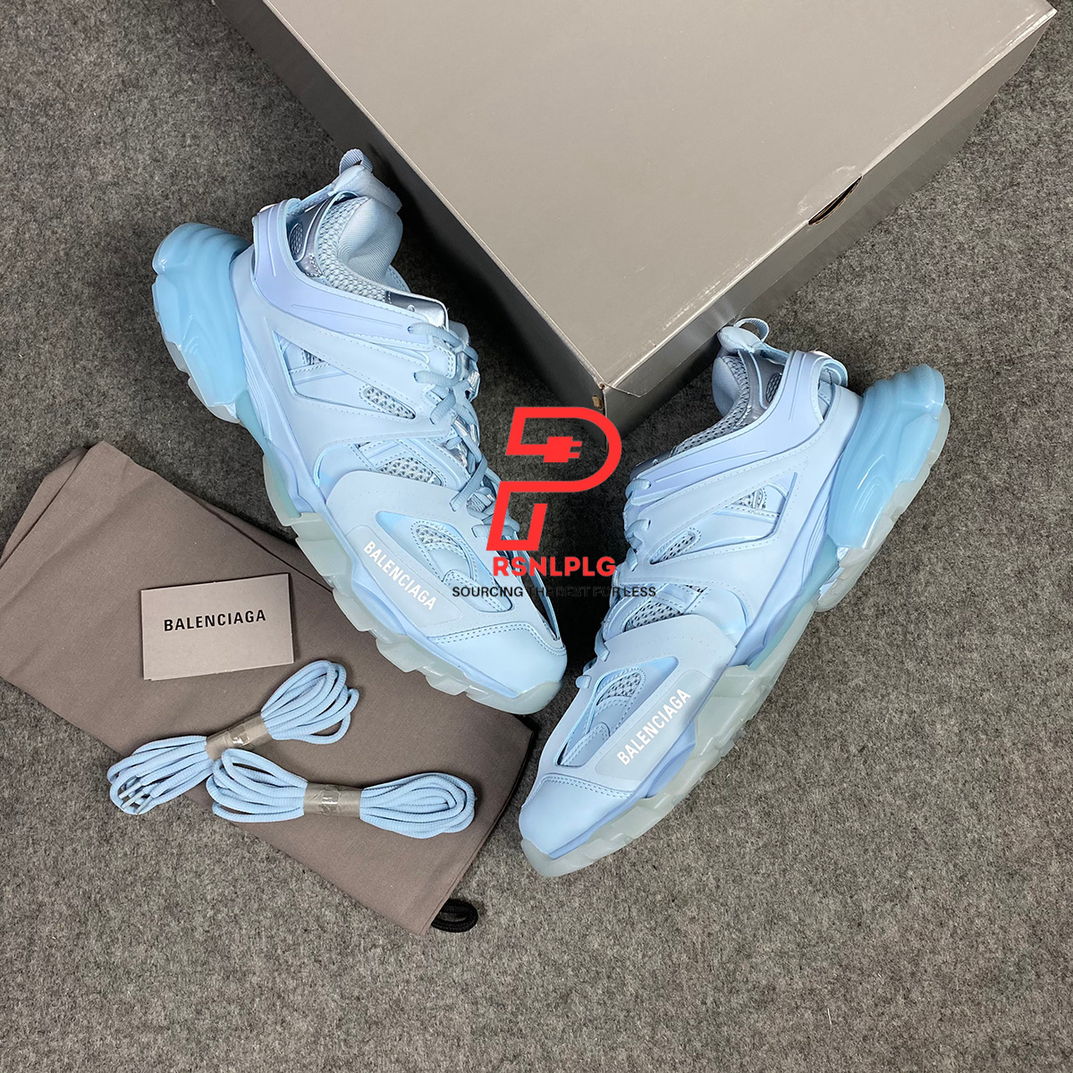 Balenciaga Wmns Track Sneaker 'Light Blue'