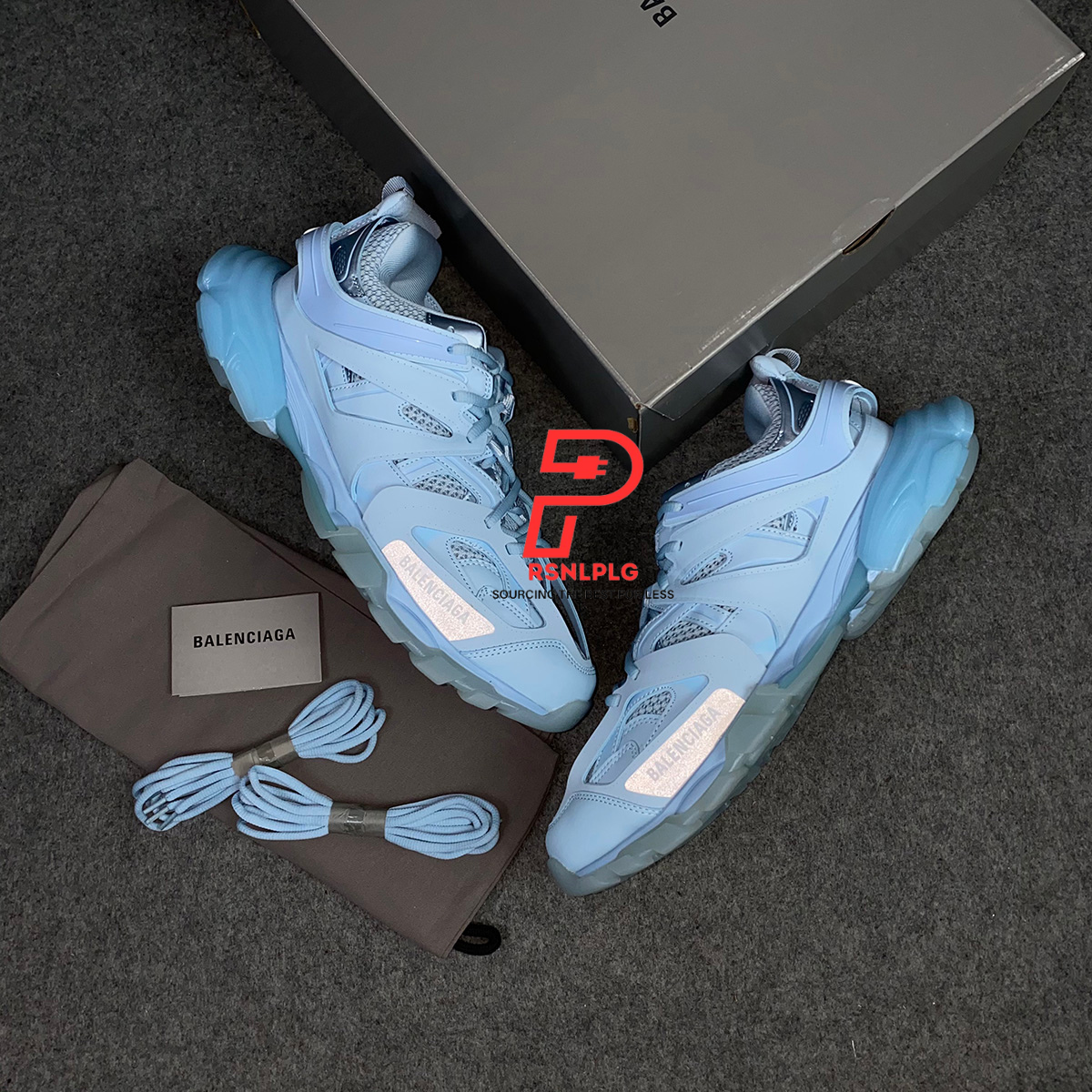 Balenciaga Wmns Track Sneaker 'Light Blue'