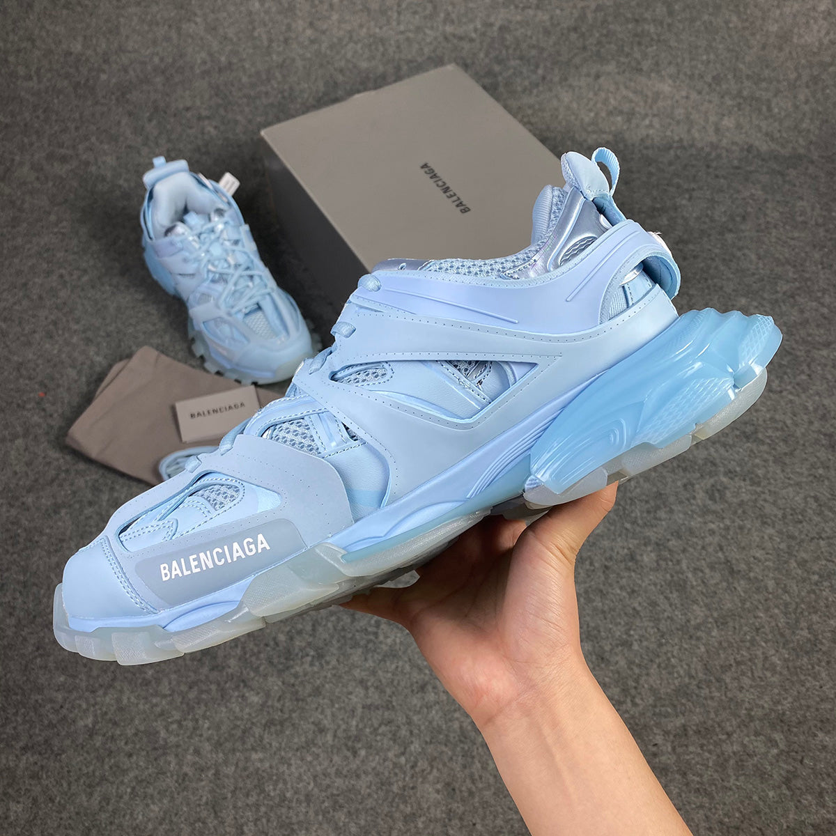 Balenciaga Wmns Track Sneaker 'Light Blue'