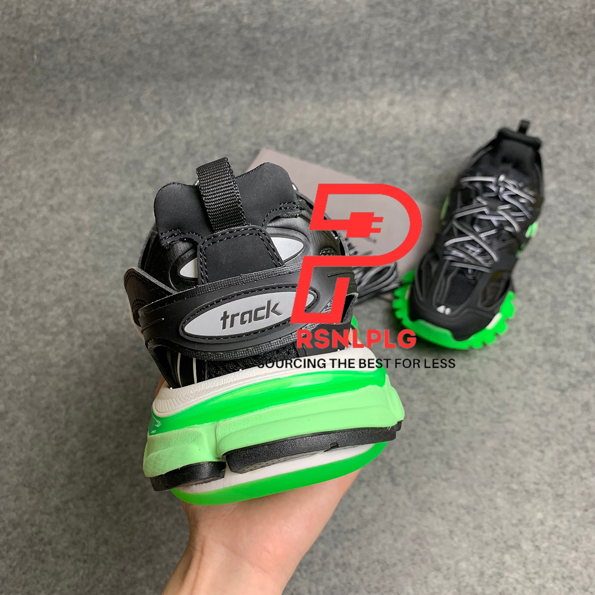 Balenciaga Track Trainer 'Black Glow'