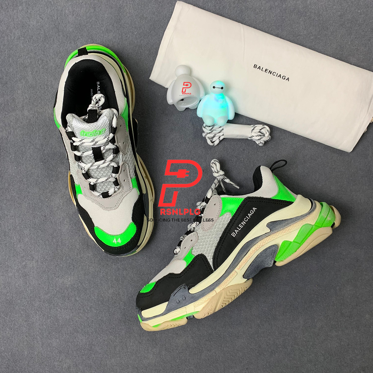 Balenciaga Triple S Sneaker 'Green Black'